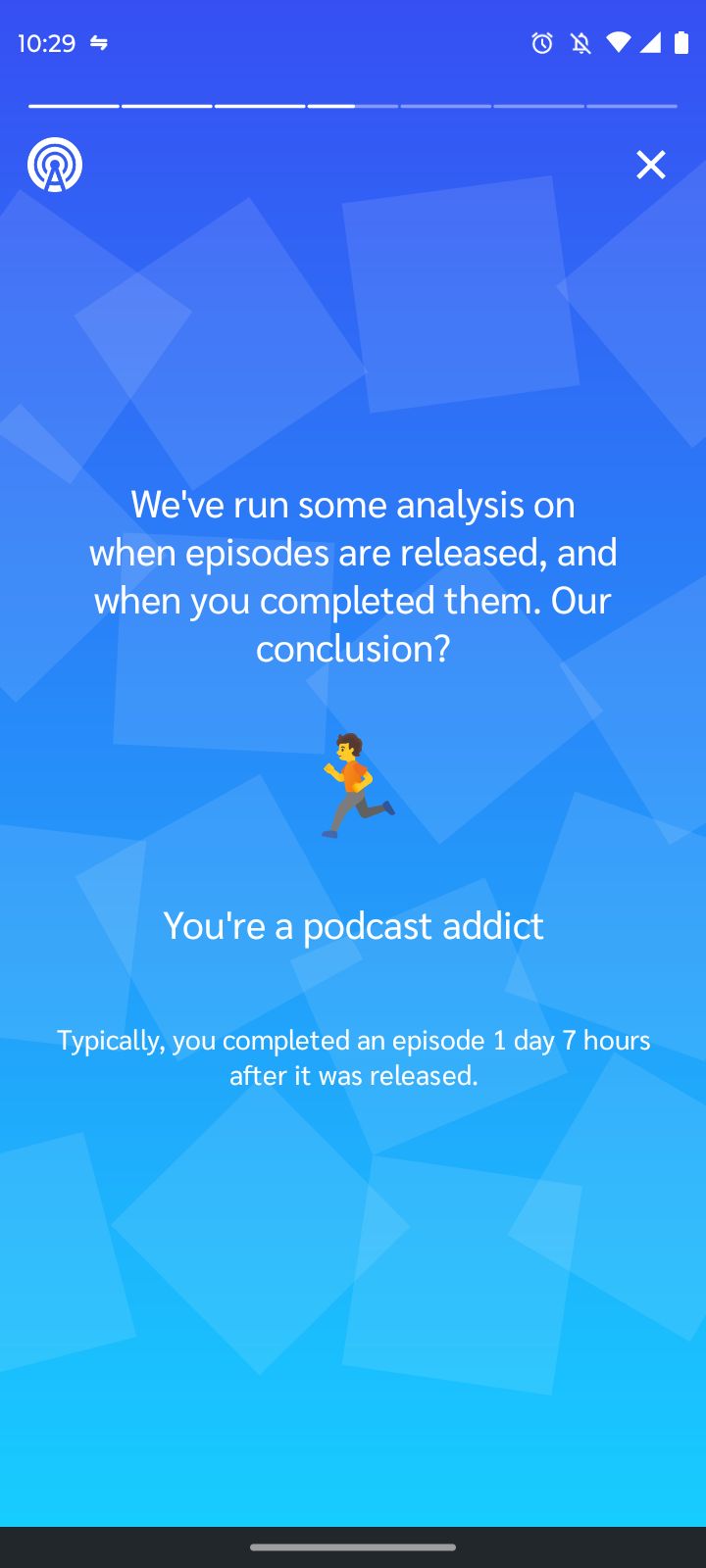 Screenshot of Antennapod Echo Podcast Addict