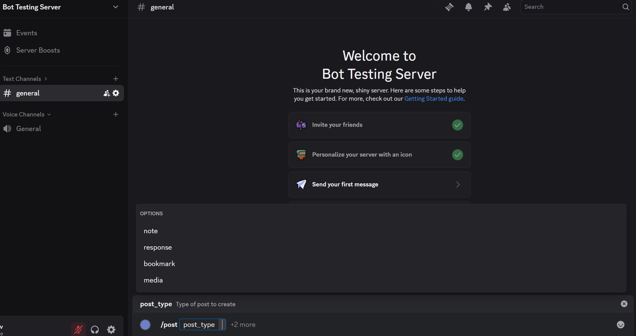 Using slash commands to invoke discord publishing bot