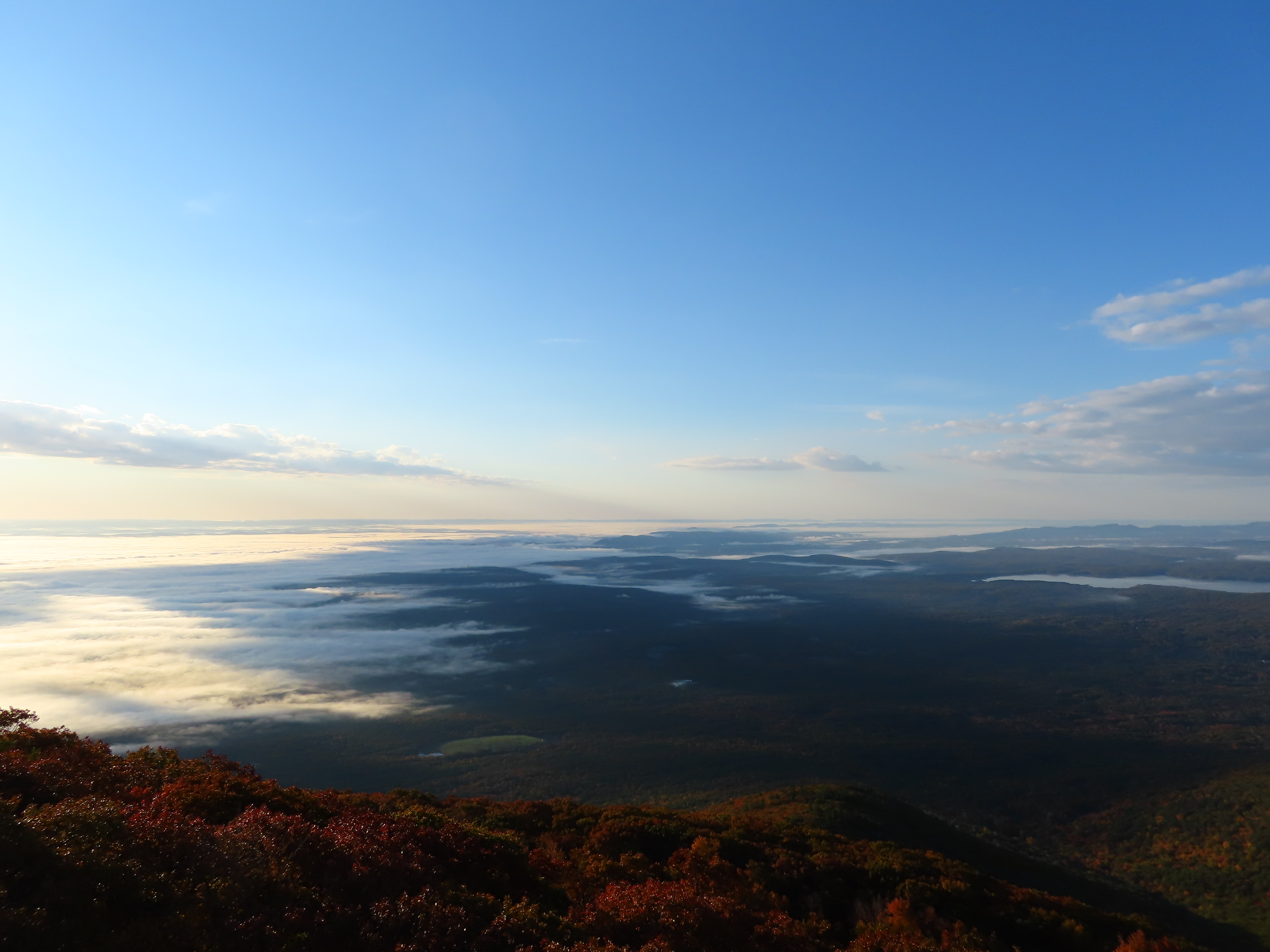 Beautiful sunrise over the mountains